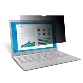 מגן פרטיות למסך רחב - 3M™ | 98044054223 | PF300W1B | Privacy Filter for 30.0 Widescreen Monitor