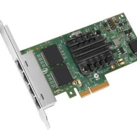 כרטיס רשת Intel | I350-T4 | Quad-Ports RJ-45 | Gigabit Ethernet PCI Express 2.1 x4 Server Network Adapter