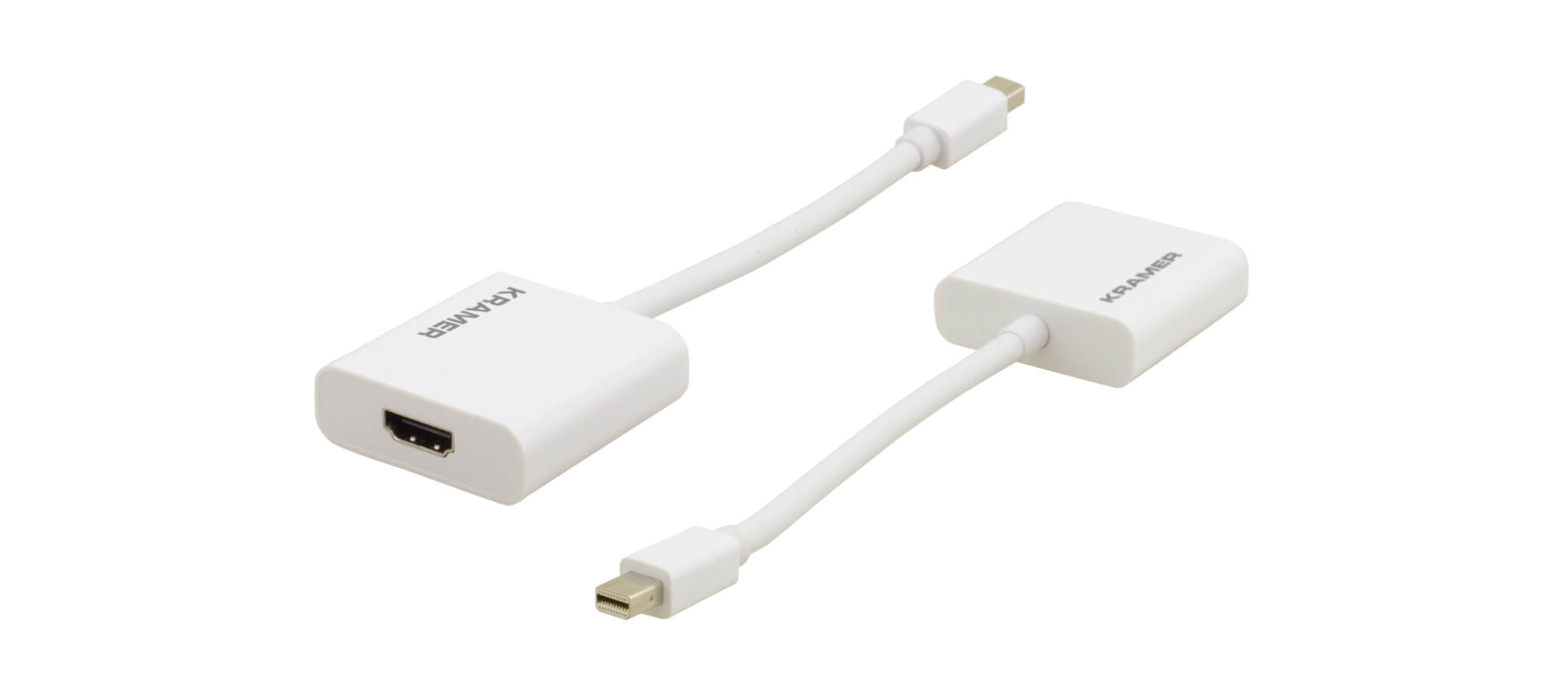 מתאם - Kramer | ADC-MDP/HF/UHD | MiniDisplayPort TO HDMI | Active Adapter | 4K 60Hz | HDCP2.2