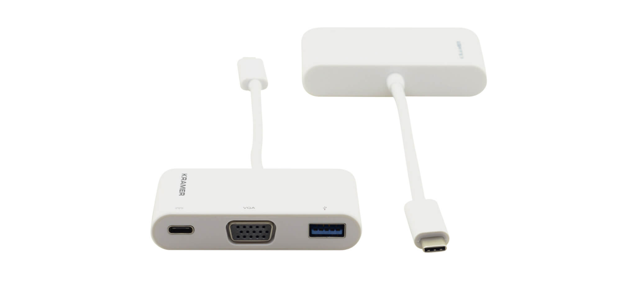 מתאם - Kramer | ADC-U31C/M1 | USB3.1 | Type-C TO VGA & USB3.0 & PD Type-C | Adapter | 1080P | 60Hz