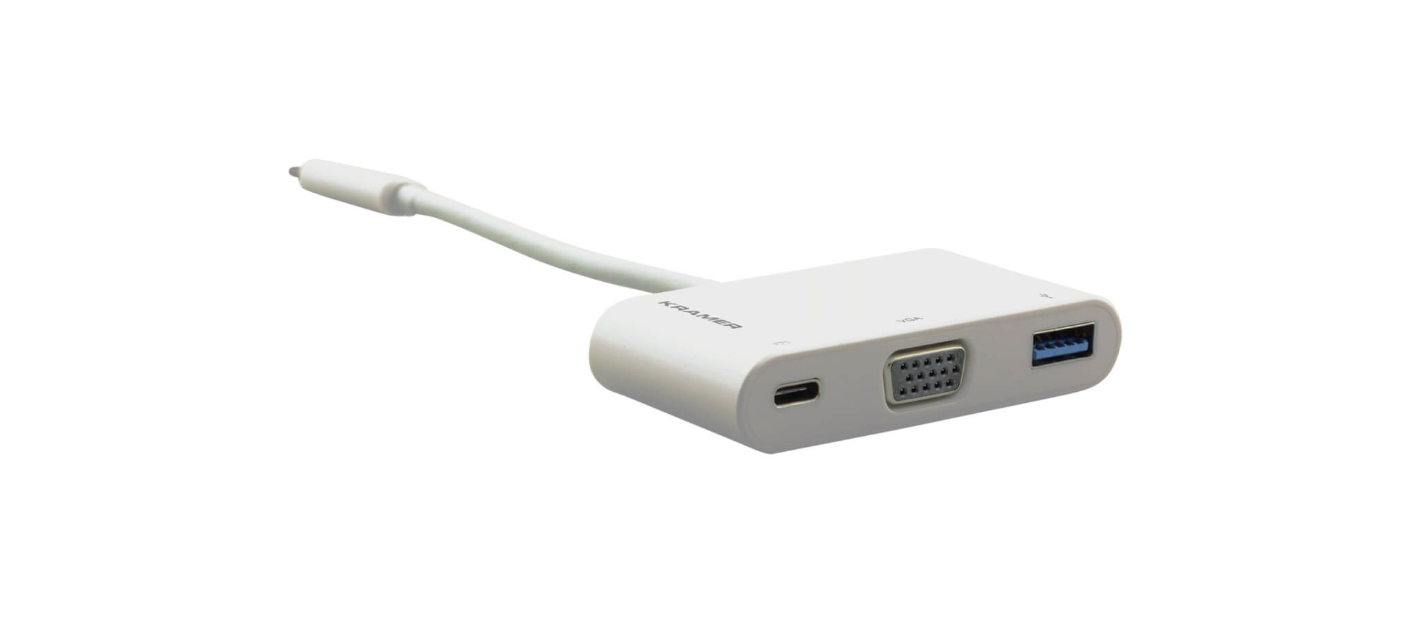 מתאם - Kramer | ADC-U31C/M1 | USB3.1 | Type-C TO VGA & USB3.0 & PD Type-C | Adapter | 1080P | 60Hz