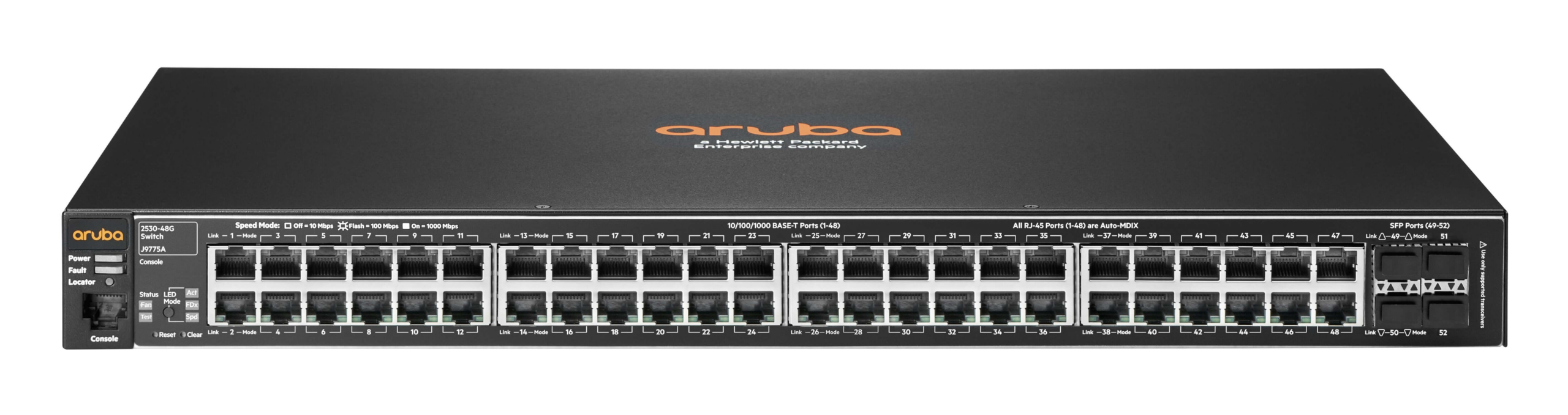מתג מנוהל - HPE | J9775A | Managed Switch Aruba 2530-48G | 48 Port