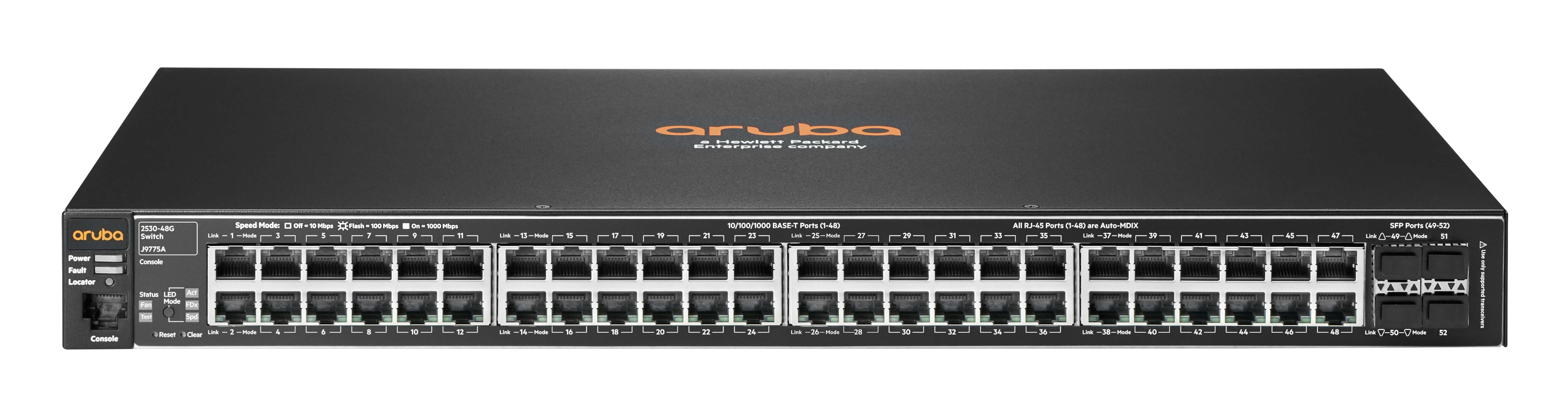 מתג מנוהל - HPE | J9775A | Managed Switch Aruba 2530-48G | 48 Port