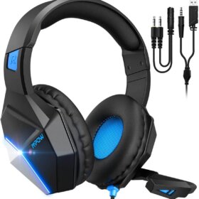 אוזניות + מיקרופון גיימרים - Mpow | EG10 | Gaming Headset | PL | LED