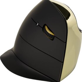 עכבר אלחוטי ארגונומי אנכי זהב  – Evoluent | VMCRWG | Right Gold Wireless ergonomic VerticalMouse C