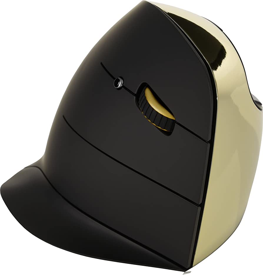 עכבר אלחוטי ארגונומי אנכי זהב – Evoluent | VMCRWG | Right Gold Wireless ergonomic VerticalMouse C