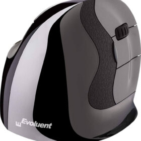 עכבר אלחוטי ארגונומי אנכי בינוני – Evoluent | VMDMW | Medium Wireless ergonomic VerticalMouse D