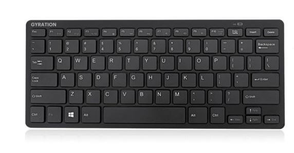 מקלדת קומפקטית אלחוטית עד 30 מטר - Gyration | GYAM-CLPKB-IE | Compact low profile