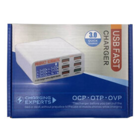 מטען מהיר 6 יציאות - QuickCharge | DG6PORT | 6 USB