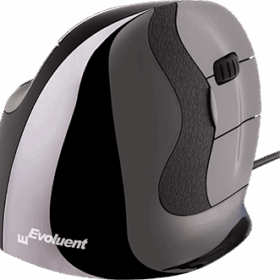 עכבר ארגונומי חוטי אנכי קטן - Evoluent | VMDS | Small USB ergonomic VerticalMouse D