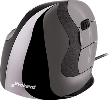 עכבר ארגונומי חוטי אנכי קטן - Evoluent | VMDS | Small USB ergonomic VerticalMouse D