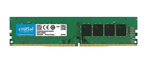 זיכרון למחשב נייח - Crucial Memory 16GB DDR4 3200Mhz