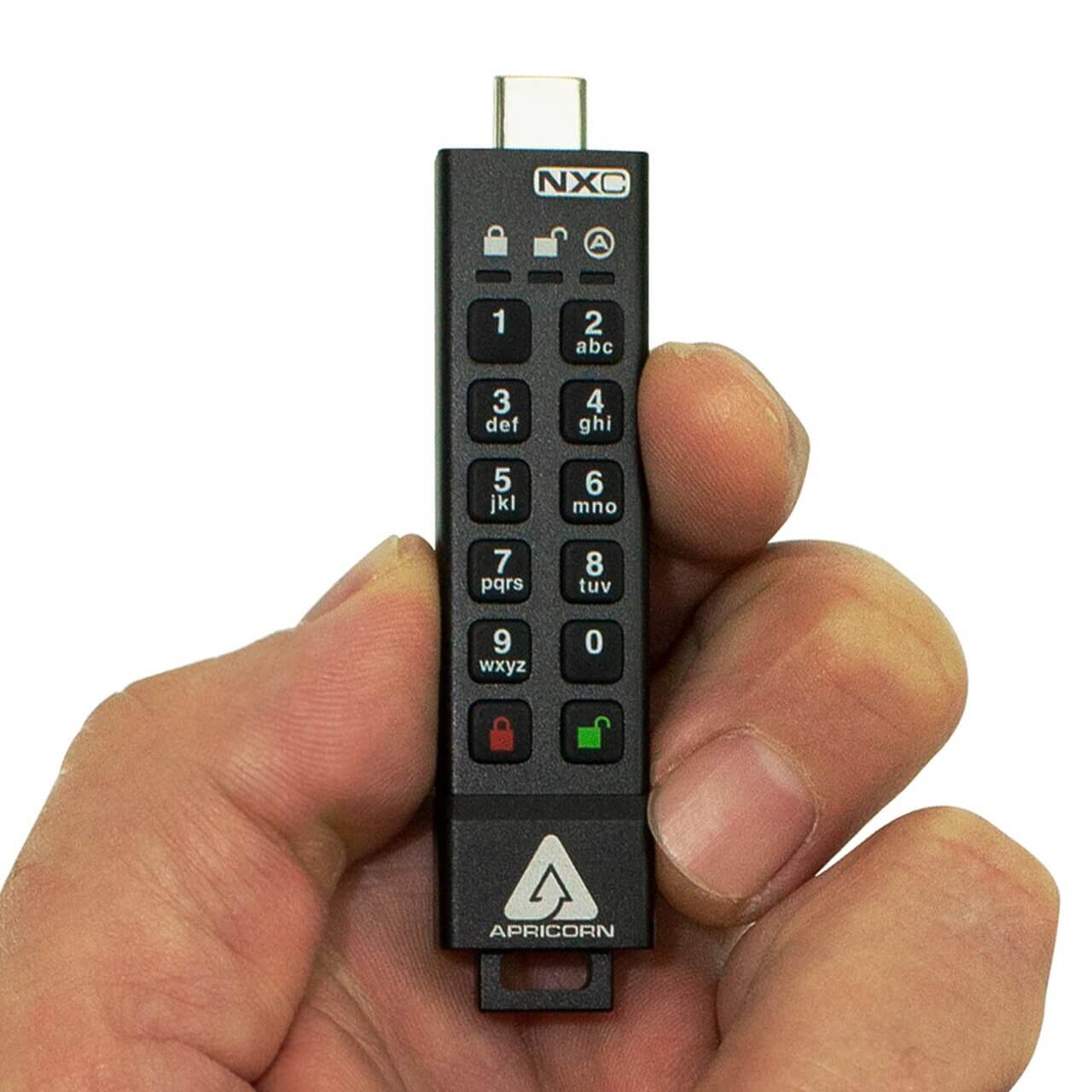 זיכרון נייד מוצפן (דיסק און קי) - Aegis Secure Key ASK3-NXC-32GB 3NXC 32GB USB 3.2 Type-C Encrypted Flash Key5
