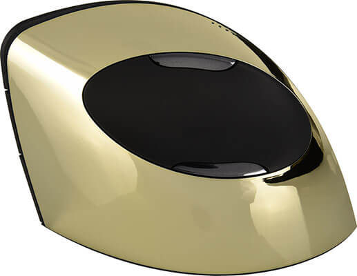 עכבר אלחוטי ארגונומי אנכי זהב – Evoluent | VMCRWG Right Gold Wireless ergonomic VerticalMouse C