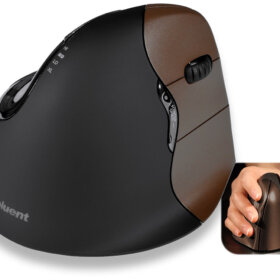 עכבר אלחוטי ארגונומי אנכי קטן – Evoluent | VM4SW | Small Wireless ergonomic VerticalMouse 4