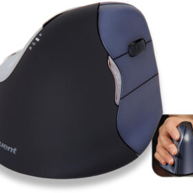 עכבר אלחוטי ארגונומי אנכי – Evoluent Right Wireless ergonomic VerticalMouse 4