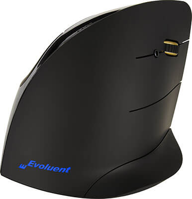 עכבר אלחוטי ארגונומי אנכי – Evoluent Right Wireless ergonomic VerticalMouse C2
