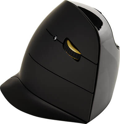 עכבר אלחוטי ארגונומי אנכי – Evoluent Right Wireless ergonomic VerticalMouse C5