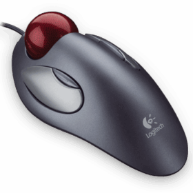 עכבר ארגונומי - Logitech Trackman Marble Ergonomic