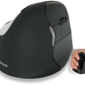 עכבר בלוטוס ארגונומי אנכי – Evoluent VM4RM Right Bluetooth ergonomic VerticalMouse 4 Mac only