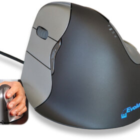 עכבר חוטי ארגונומי אנכי – Evoluent VM4L Left Wired ergonomic VerticalMouse 4