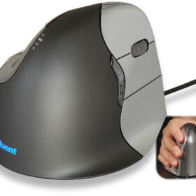 עכבר חוטי ארגונומי אנכי – Evoluent VM4R Right Wired ergonomic VerticalMouse 4