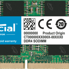 זיכרון למחשב נייד Crucial | CT8G4SFS8266 | 8GB DDR4-2666 SODIMM