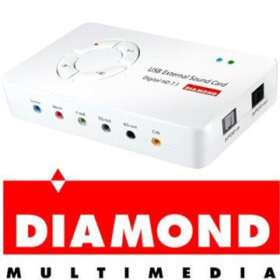 כרטיס קול חיצוני חיבור אודיו סאונד 7.1 DIAMOND XS71UVS USB1