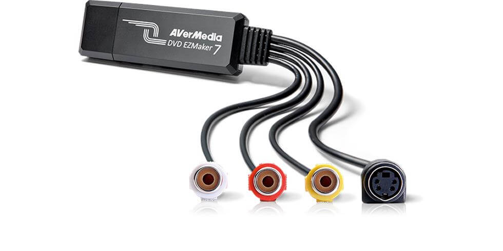 מכשיר דיגיטציה כרטיס עריכה חיצוני AverMedia DVD AZMaker 7-C039 Video Capture USB1