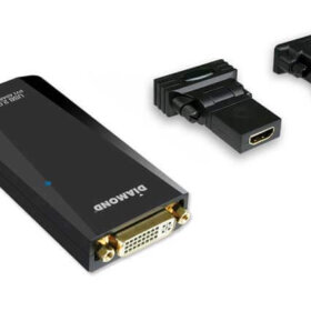 מתאם גרפיקה וידיאו דאימונט DIAMOND Video Graphics Adapter BVU165 VGA DVI HDMI 1920X1080