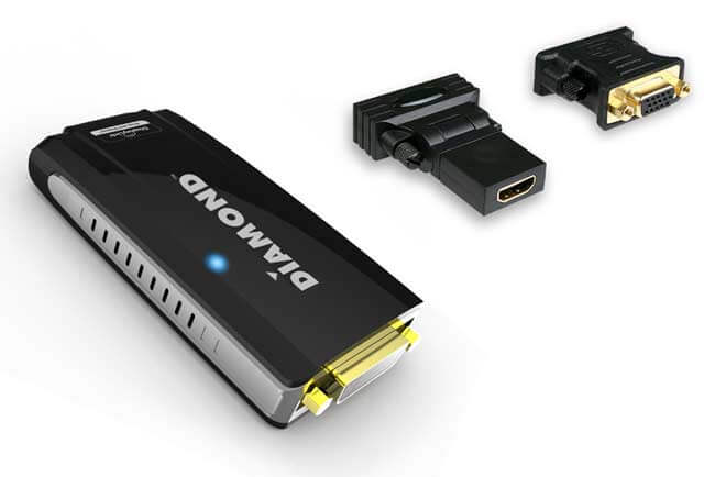מתאם גרפיקה וידיאו דאימונט DIAMOND Video Graphics Adapter BVU195 VGA DVI HDMI 1920X10801
