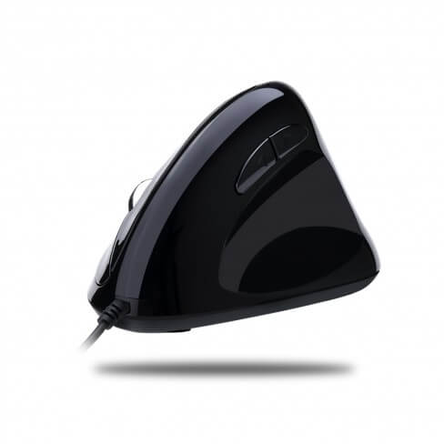 עכבר ארגונומי חוטי אנכי שחור | Spire | SP-M4008-USB | DPI | Black | 3 Buttons | Archer