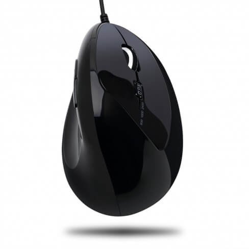 עכבר ארגונומי חוטי אנכי שחור | Spire | SP-M4008-USB | DPI | Black | 3 Buttons | Archer