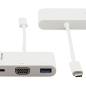 מתאם - Kramer | 99-97210003 | ADC-U31C/M1 | Type–C TO VGA & USB3.0 | 1080P