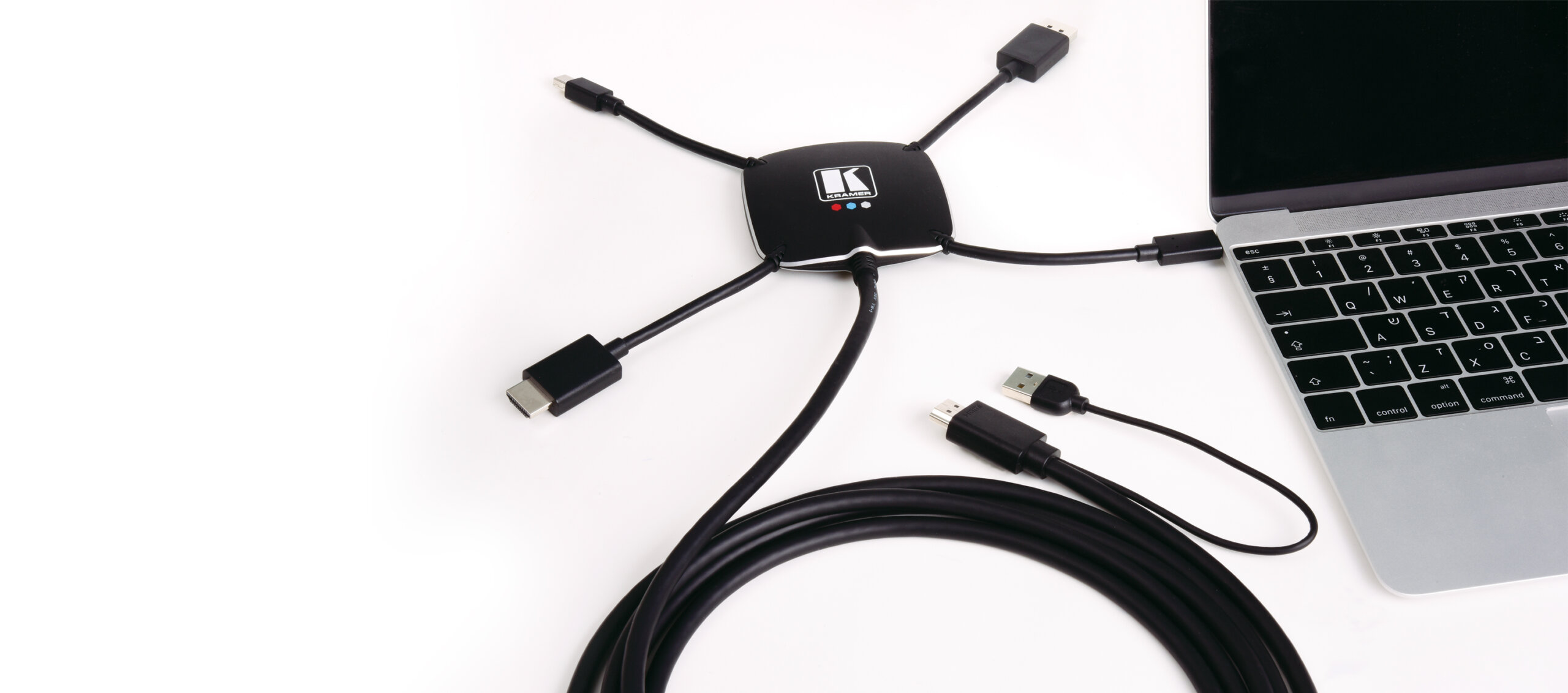 מתאם - Kramer | 91-00015599 | K-SPIDER Multi–Format To HDMI