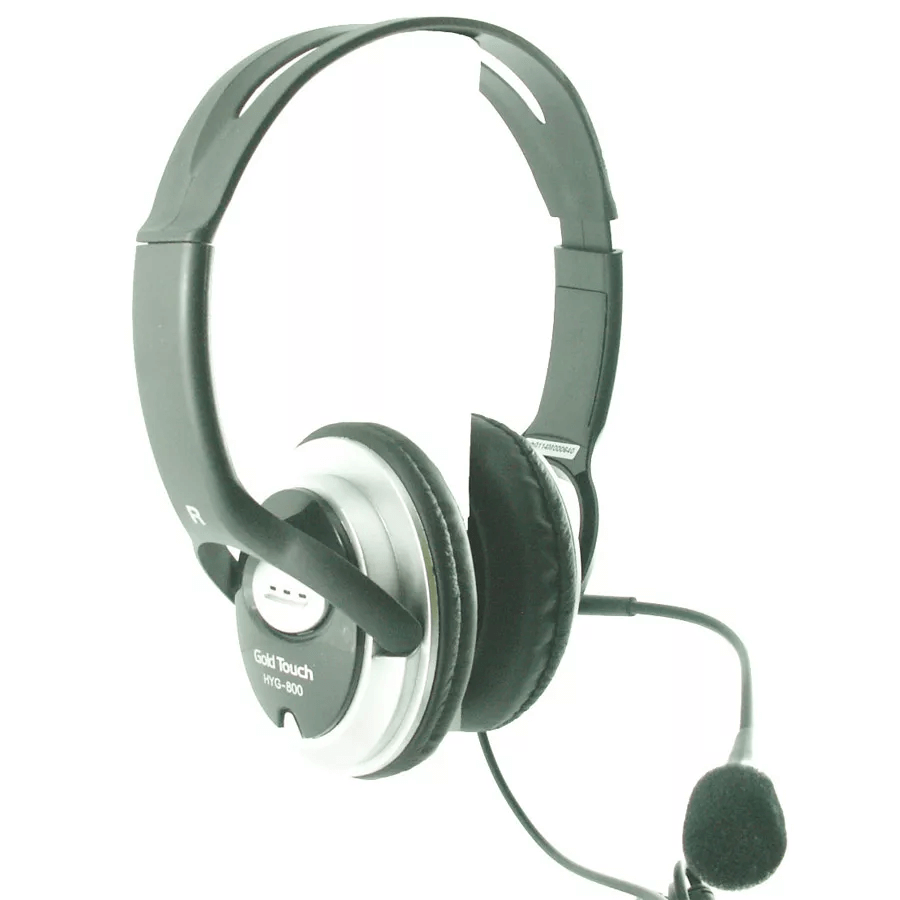 אוזניות עם מיקרופון Gold Touch | HYG-800 | Headphone with Microphone – תמונה 3