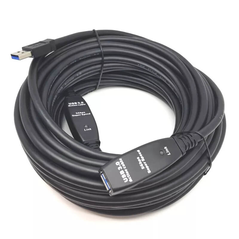 כבל USB3.0 מאריך אקטיבי 15 מטר גולד-טאץ' Gold Touch | CH-USB3-15EX-IC | USB3.0 Active Extension Cable –15m – תמונה 2