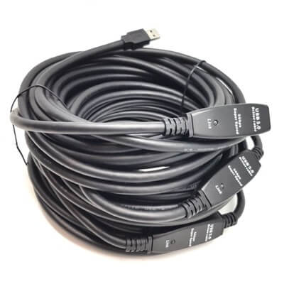 כבל USB3.0 מאריך אקטיבי 20 מטר גולד-טאץ' Gold Touch | CH-USB3-20EX-IC | USB3.0 Active Extension Cable –20m