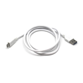 כבל חיבור USB3.0 ל Type-C אורך הכבל 1 מטר גולד-טאץ' Gold Touch | CH-USB3-C/AM-1-W | USB3.0 A To USB3.1 C M/M White-1m