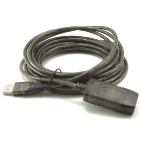 כבל מאריך USB2.0 זכר ל USB2.0 נקבה אורך הכבל 5 מטר גולד-טאץ' Gold Touch CH-USB2-5-IC USB2.0 Extension wIC Cable (1)