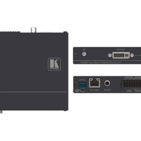 מאריך סוג 1080P DVI & HDMI עד 180 מטר קרמר Kramer TP-588D 50-80226090 (2)