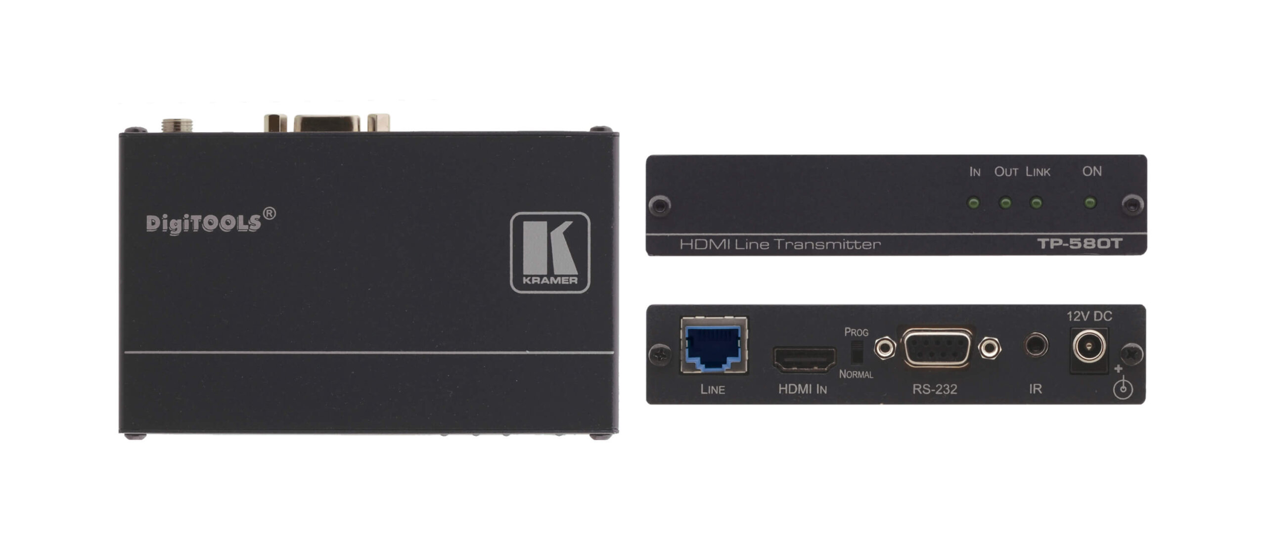 מאריך סוג 4K HDMI עד 70 מטר קרמר Kramer TP-580T 50-80021090 (1)