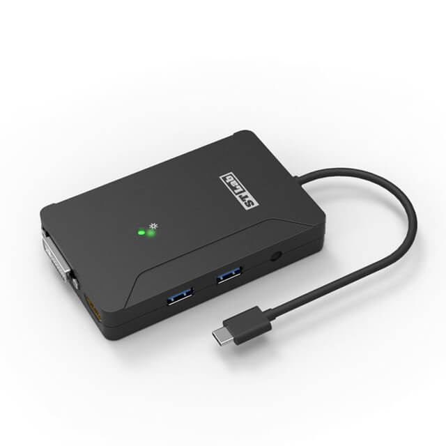 מיני תחנת עגינה ST-LAB U-1190 USB3.1 Type-C Mini Dock Station