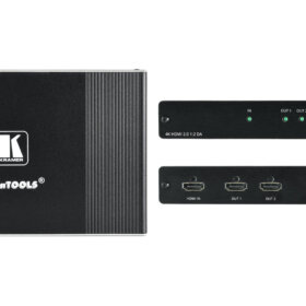 מפצל מסך HDMI מקצועי רזולוציית מסך 4K קרמר Kramer VM-2H2 10-804080190 12 HDR HDMI DA (3)