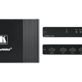 מפצל מסך HDMI מקצועי רזולוציית מסך 4K קרמר Kramer VM-4H2 10-80408090 14 HDR HDMI DA (3)