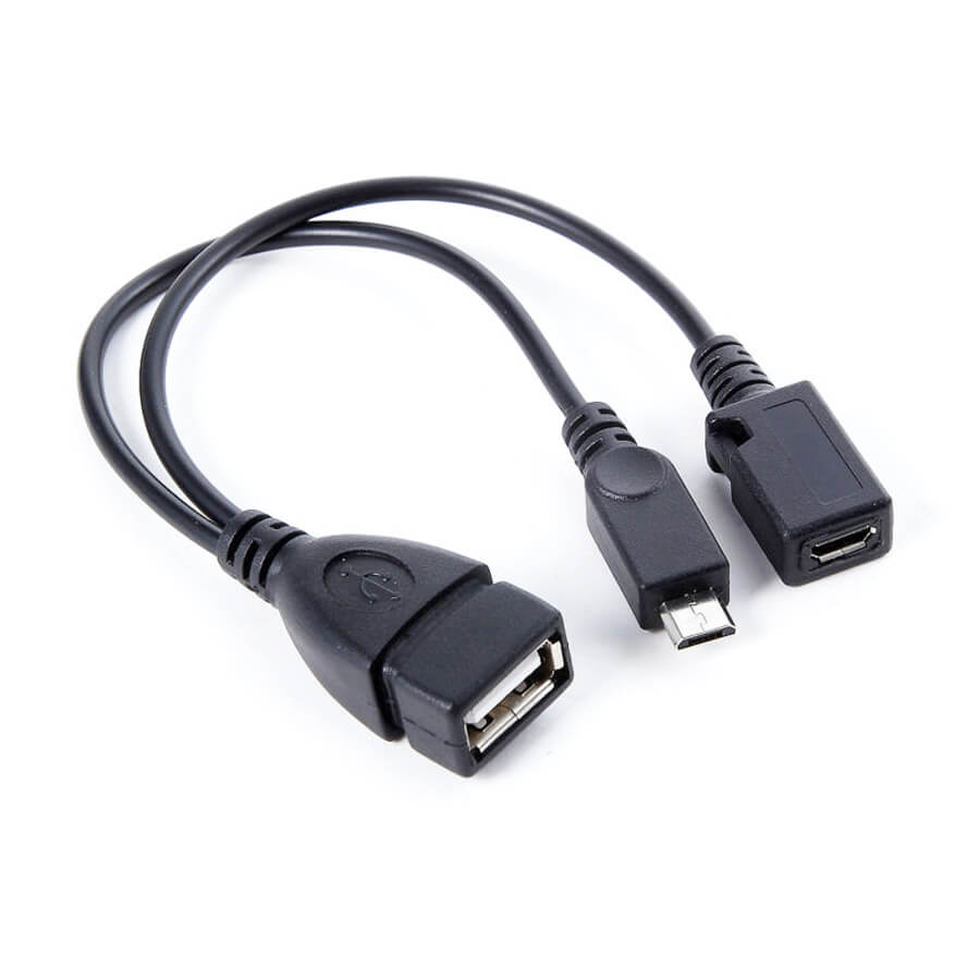 מתאם Micro USB ל OTG גולד-טאץ' Gold Touch | CH-USB-OTG-P | Micro USB to OTG w/Power Adapter