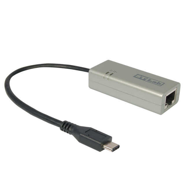 מתאם RJ-45 לחיבור Type-C מתאם קומפקטי ונייד זה אידיאלי כמתאם רשת חלופי ST-LAB | U-1320