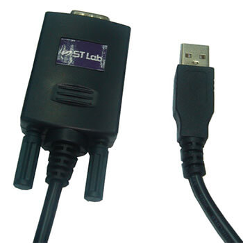 כבל USB לחיבור RS232 צבע שחור | ST-LAB | U-224 – תמונה 2