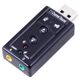 מתאם USB לכרטיס קול חיצוני גולד-טאץ' Gold Touch | E-USB-7.1