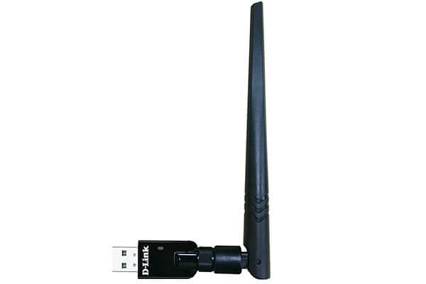 מתאם אלחוטי USB די-לינק עם אנטנה מספק רשת אלחוטית משופרת ומוצפנת טווח אלחוטי מורחב | D-LINK | DWA-172 | USB